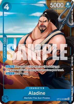 Aladine (Dash Pack) card from The Azure Sea's Seven