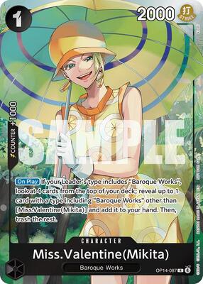 Miss.Valentine(Mikita) (Dash Pack) card from The Azure Sea's Seven