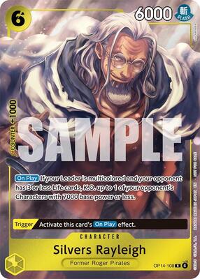 Silvers Rayleigh (Dash Pack) card from The Azure Sea's Seven