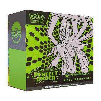 Perfect Order Pokemon Center Elite Trainer Box card from ME03: Perfect Order