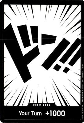 DON!! Card card from One Piece Demo Deck Cards