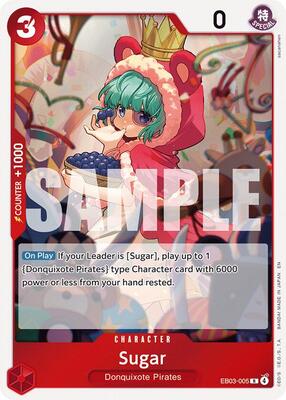 Sugar card from Extra Booster: One Piece Heroines Edition