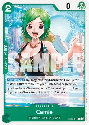 Camie card from Extra Booster: One Piece Heroines Edition