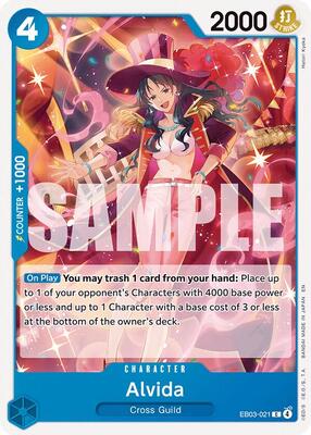 Alvida card from Extra Booster: One Piece Heroines Edition