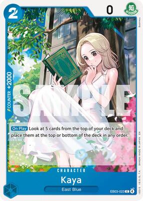 Kaya card from Extra Booster: One Piece Heroines Edition