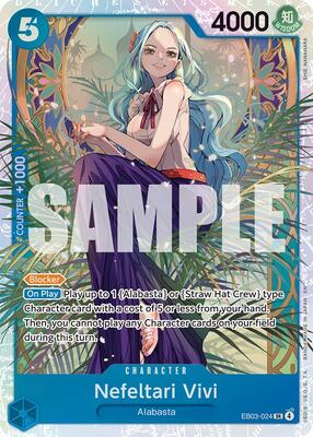 Nefeltari Vivi (024) card from Extra Booster: One Piece Heroines Edition