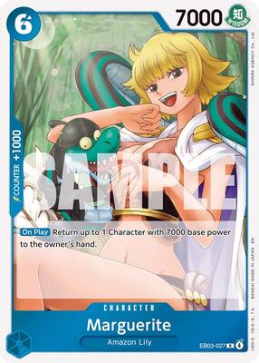Marguerite card from Extra Booster: One Piece Heroines Edition
