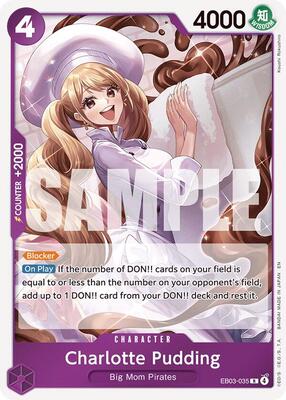 Charlotte Pudding card from Extra Booster: One Piece Heroines Edition