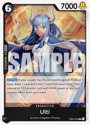 Ulti card from Extra Booster: One Piece Heroines Edition