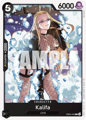 Kalifa card from Extra Booster: One Piece Heroines Edition