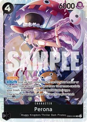 Perona (045) card from Extra Booster: One Piece Heroines Edition