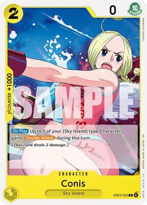 Conis card from Extra Booster: One Piece Heroines Edition