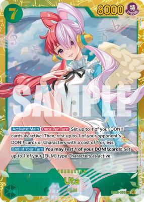 Uta (061) card from Extra Booster: One Piece Heroines Edition