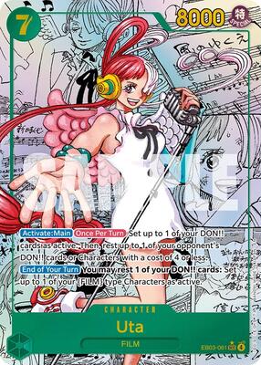 Uta (061) (Manga) card from Extra Booster: One Piece Heroines Edition