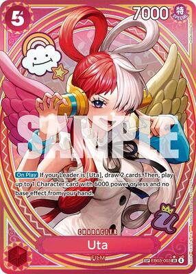 Uta (003) (SP) card from Extra Booster: One Piece Heroines Edition