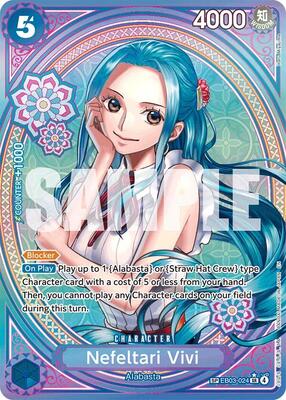 Nefeltari Vivi (024) (SP) card from Extra Booster: One Piece Heroines Edition