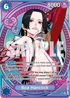 Boa Hancock (SP) card from Extra Booster: One Piece Heroines Edition