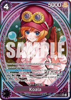 Koala (SP) card from Extra Booster: One Piece Heroines Edition