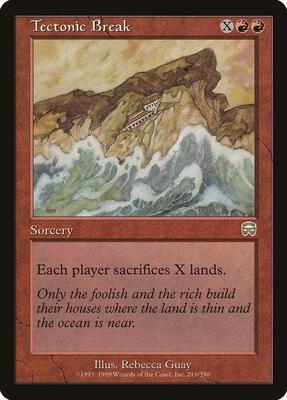Tectonic Break card from Mercadian Masques