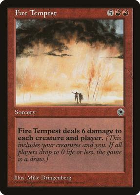 Fire Tempest card from Portal