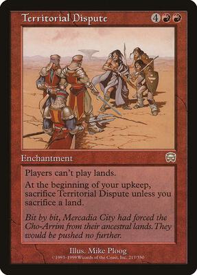 Territorial Dispute card from Mercadian Masques