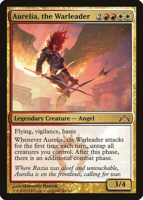 Aurelia, the Warleader card from Gatecrash