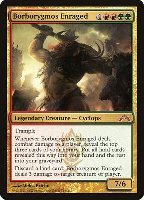 Borborygmos Enraged card from Gatecrash