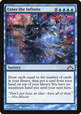 Enter the Infinite card from Gatecrash