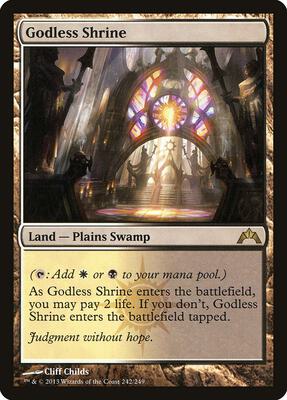 Godless Shrine card from Gatecrash