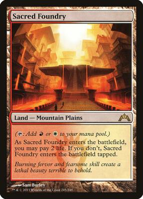 Sacred Foundry card from Gatecrash