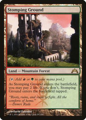 Stomping Ground card from Gatecrash