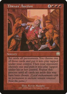 Thieves' Auction card from Mercadian Masques