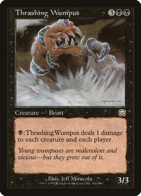 Thrashing Wumpus card from Mercadian Masques