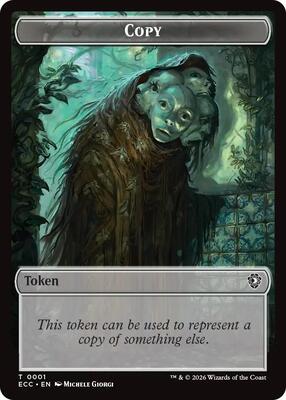 Copy // Scarecrow Double-Sided Token card from Commander: Lorwyn Eclipsed
