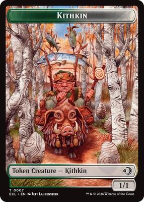 Kithkin // Treasure Double-Sided Token card from Lorwyn Eclipsed