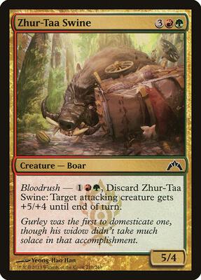 Zhur-Taa Swine card from Gatecrash