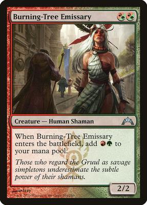 Burning-Tree Emissary card from Gatecrash