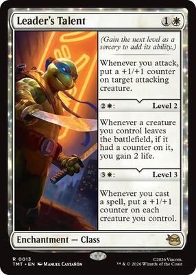 Leader's Talent card from Teenage Mutant Ninja Turtles