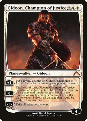 Gideon, Champion of Justice card from Gatecrash