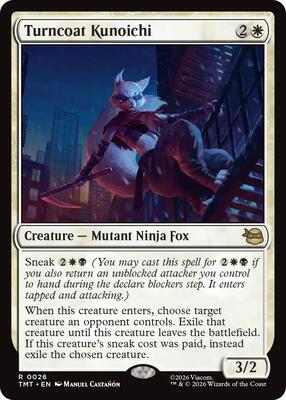 Turncoat Kunoichi card from Teenage Mutant Ninja Turtles