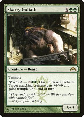 Skarrg Goliath card from Gatecrash