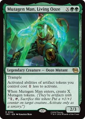 Mutagen Man, Living Ooze card from Teenage Mutant Ninja Turtles