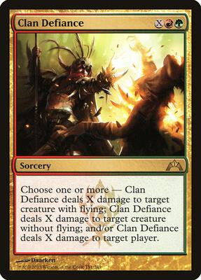 Clan Defiance card from Gatecrash