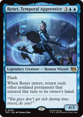 Renet, Temporal Apprentice card from Teenage Mutant Ninja Turtles