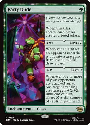 Party Dude card from Teenage Mutant Ninja Turtles