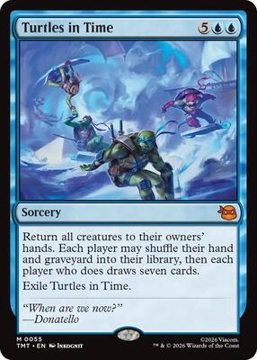 Turtles in Time card from Teenage Mutant Ninja Turtles