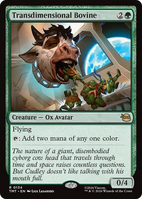 Transdimensional Bovine card from Teenage Mutant Ninja Turtles