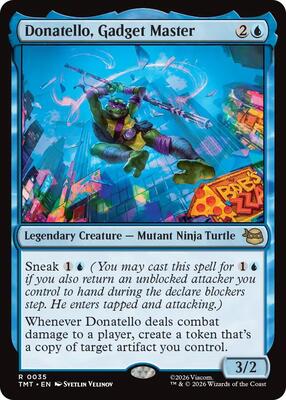 Donatello, Gadget Master card from Teenage Mutant Ninja Turtles