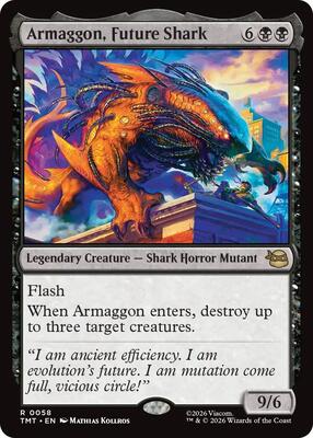 Armaggon, Future Shark card from Teenage Mutant Ninja Turtles