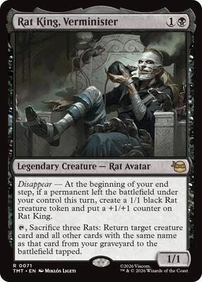 Rat King, Verminister card from Teenage Mutant Ninja Turtles
